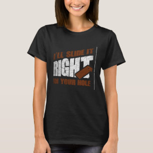 穴にスッポリ収まるコーンホール用サック カー Tシャツ