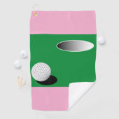 穴に入る ゴルフタオル (インサイチュ)