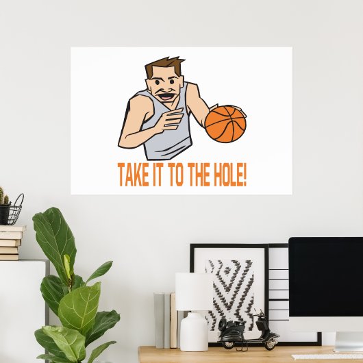 穴に入れる ポスター (ホームオフィス)