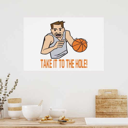 穴に入れる ポスター (キッチン)