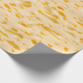 穴のあいたチーズ質感 ラッピングペーパー (角)