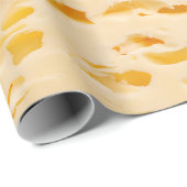 穴のあいたチーズ質感 ラッピングペーパー (ロールコーナー)