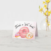 穴の束のドーナツカードを感謝していしています カード (黄色い花)