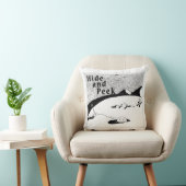 穴の非表示とピーク（透明な背景）スロー クッション (椅子)