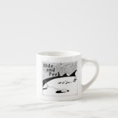 穴の非表示とピーク（透明な背景）プレビュー エスプレッソカップ (右)