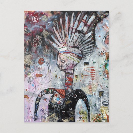 穴は窓とは違わない ポストカード (正面)