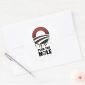 穴を塞ぐ ラウンドシール (封筒)