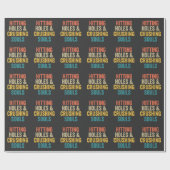 穴を打つ&粉砕ソウルのおもしろいコーンホールギフト ラッピングペーパー (フラット)