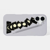 穴を通り抜ける時間 iPhone 16ケース (裏面横)