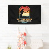 穴を開けて魂を潰すコーンホおもしろいール 横断幕 (インサイチュ)