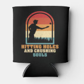 穴を開けて魂を潰すコーンホおもしろいール 缶クーラー (正面)