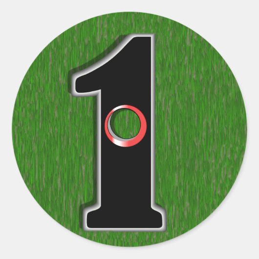 穴を開けて！ ラウンドシール (正面)