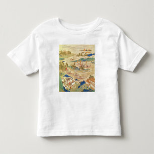穴を開けられた石を運ぶ皇帝Hui Tsung トドラーTシャツ