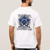 穴を開けられる- n-によって入れ墨されるTシャツ Tシャツ (裏面)