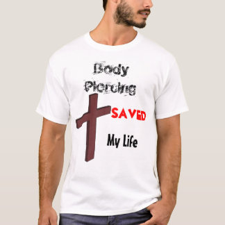 穴を開けられる Tシャツ