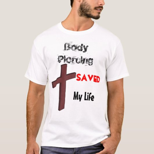 穴を開けられる Tシャツ (正面)