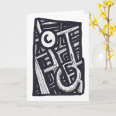 穴を開ける? カード (黄色い花)