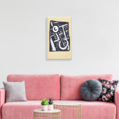 穴を開ける？ キャンバスプリント (インサイチュ (リビング))