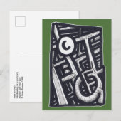 穴を開ける？ ポストカード (正面/裏面)