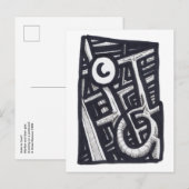 穴を開ける？ ポストカード (正面/裏面)