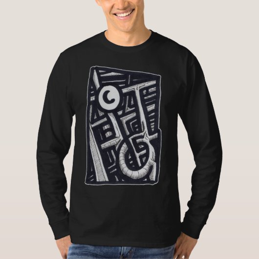穴を開ける？ Tシャツ (正面)