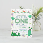 穴イン1パーT型誕生祝い1 招待状 (スタンド正面)