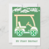 穴インOne Par-Tee誕生祝い5 招待状 (裏面)