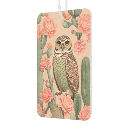 穴エレガント掘りフクロウ カーエアーフレッシュナー (左)