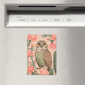 穴エレガント掘りフクロウ マグネット (インサイチュ (食洗機))