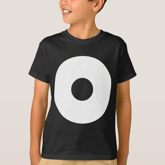 穴付き円02 Tシャツ (正面)