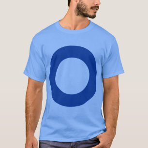 穴付き円 – 色 Tシャツ