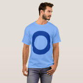 穴付き円 – 色 Tシャツ (正面フル)