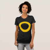 穴付き円 – 色 Tシャツ (正面フル)