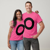 穴付き円 Tシャツ (ユニセックス)