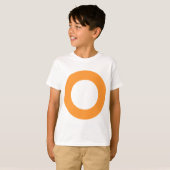 穴付き円 Tシャツ (正面フル)