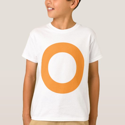 穴付き円 Tシャツ (正面)