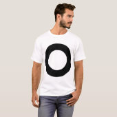 穴付き円 Tシャツ (正面フル)