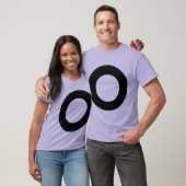 穴付き円 Tシャツ (ユニセックス)