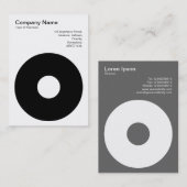 穴付き円II 名刺 (正面/裏面)