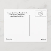 穴佐地素晴らし家遺跡葉書 ポストカード (裏面)