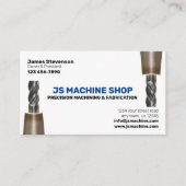 穴加工とメタルファブ 名刺 (正面)