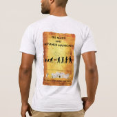 穴居人は数学の頭が切れるなギアのTシャツをします Tシャツ (裏面)