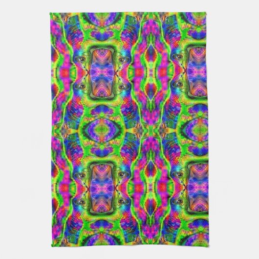 穴居人 キッチンタオル (縦)