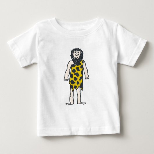 穴居人 ベビーTシャツ (正面)
