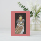 穴掘りフクロウ葉書をペドロする ポストカード (スタンド正面)