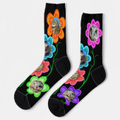 穴掘りフクロウ靴下 ソックス (左)