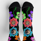 穴掘りフクロウ靴下 ソックス (上部)