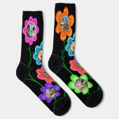 穴掘りフクロウ靴下 ソックス (右)