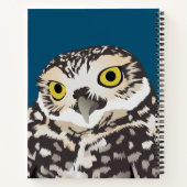 穴掘りフクロウ ノートブック (裏面)