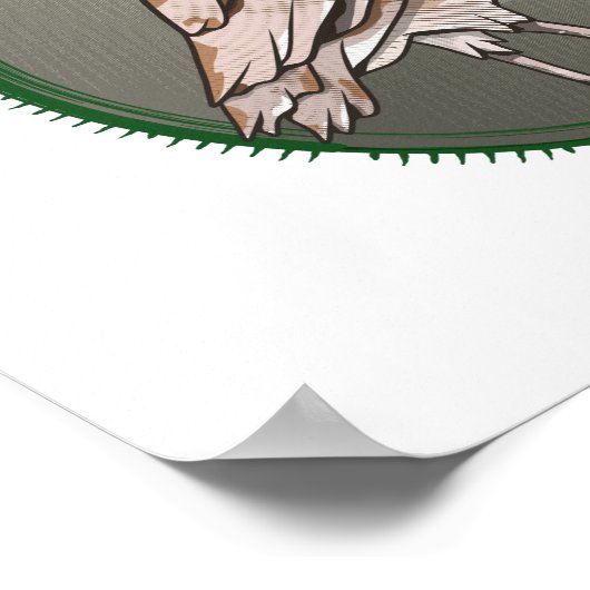 穴掘りフクロウ ポスター (角)